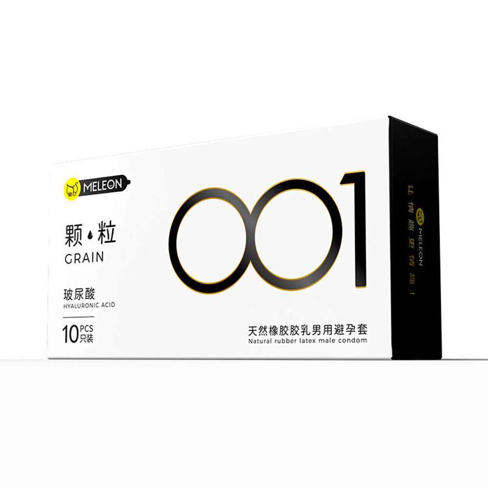 Bao cao su Meleon HA 001 Grain siêu mỏng có hạt nổi hộp 10 cái
