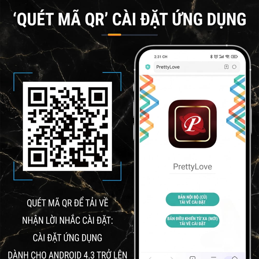 Chíp rung Pretty Love Aari App