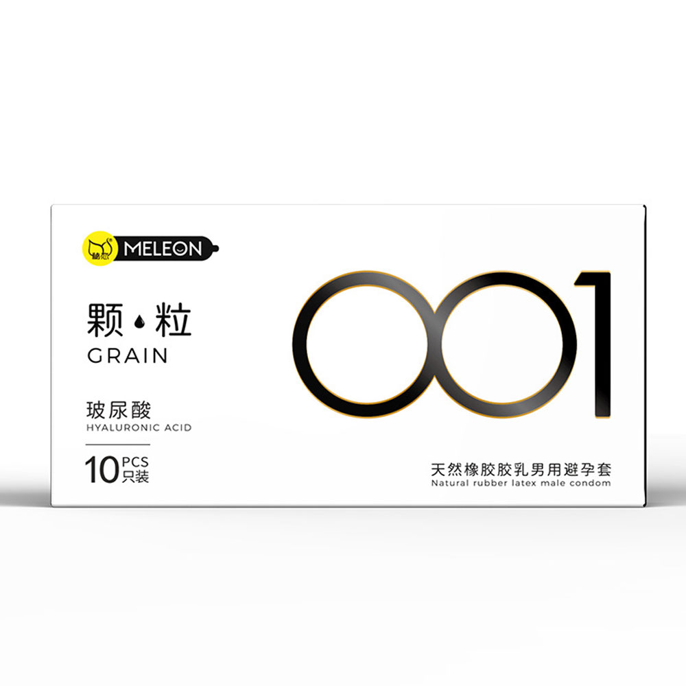 Bao cao su Meleon HA 001 Grain siêu mỏng có hạt nổi hộp 10 cái