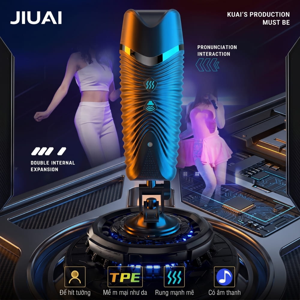 Âm đạo giả hít tường đa năng Jiuai R20