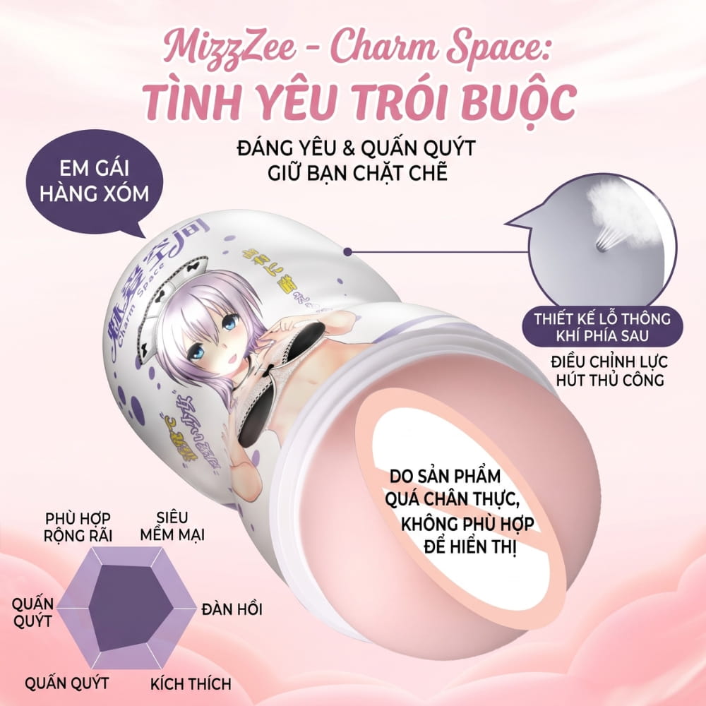 Âm đạo giả dạng cốc MizzZee Charm Space Anime
