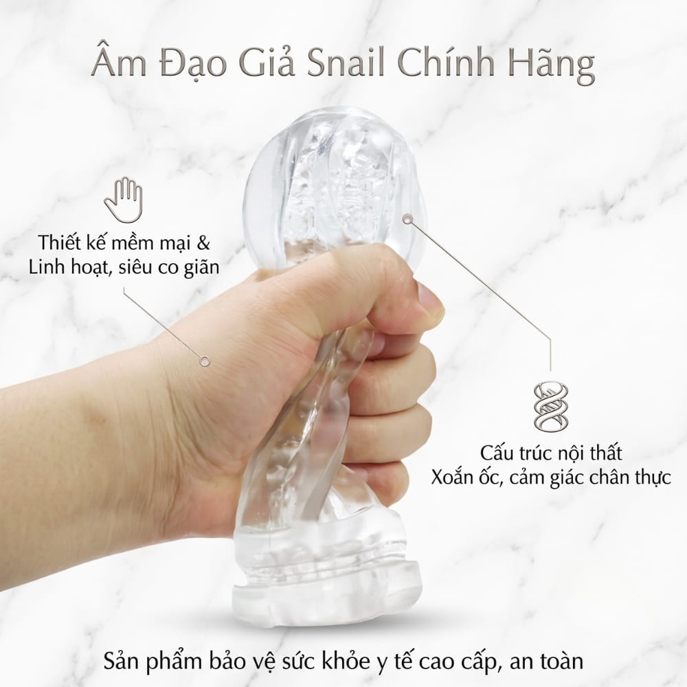 Âm đạo giả dạng cốc Snail Cup