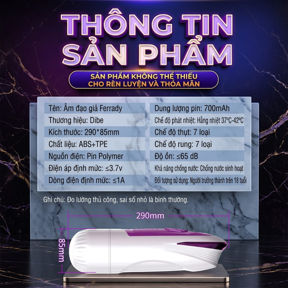 Âm đạo giả đa năng Dibe Ferrady