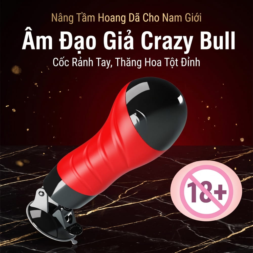 Âm đạo giả hít tường Baile Crazy Bull