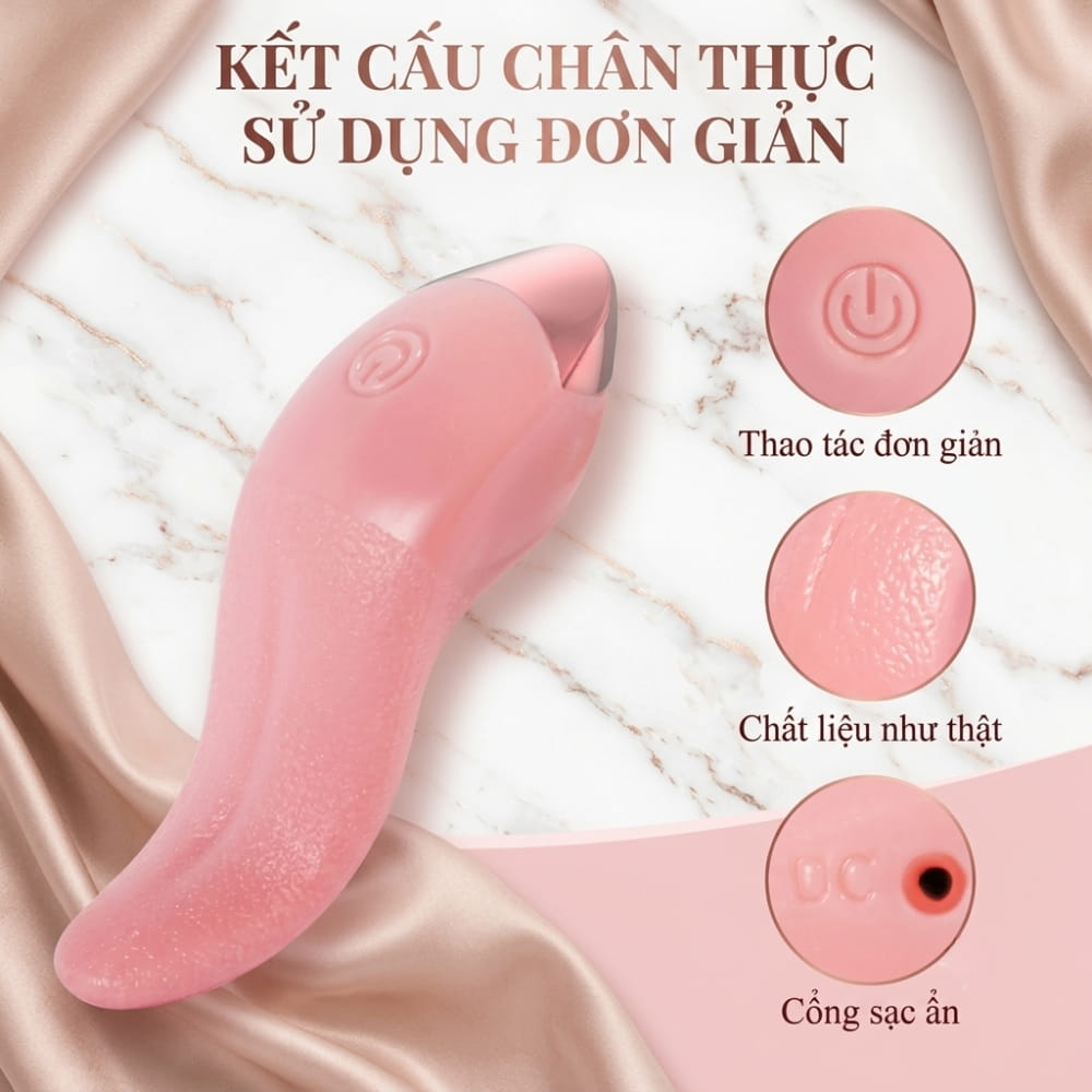 Lưỡi liếm đa năng GOK Tongue Vibrator