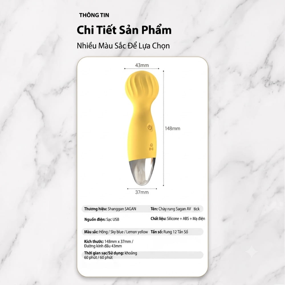 Chày rung Sagan AV Tick