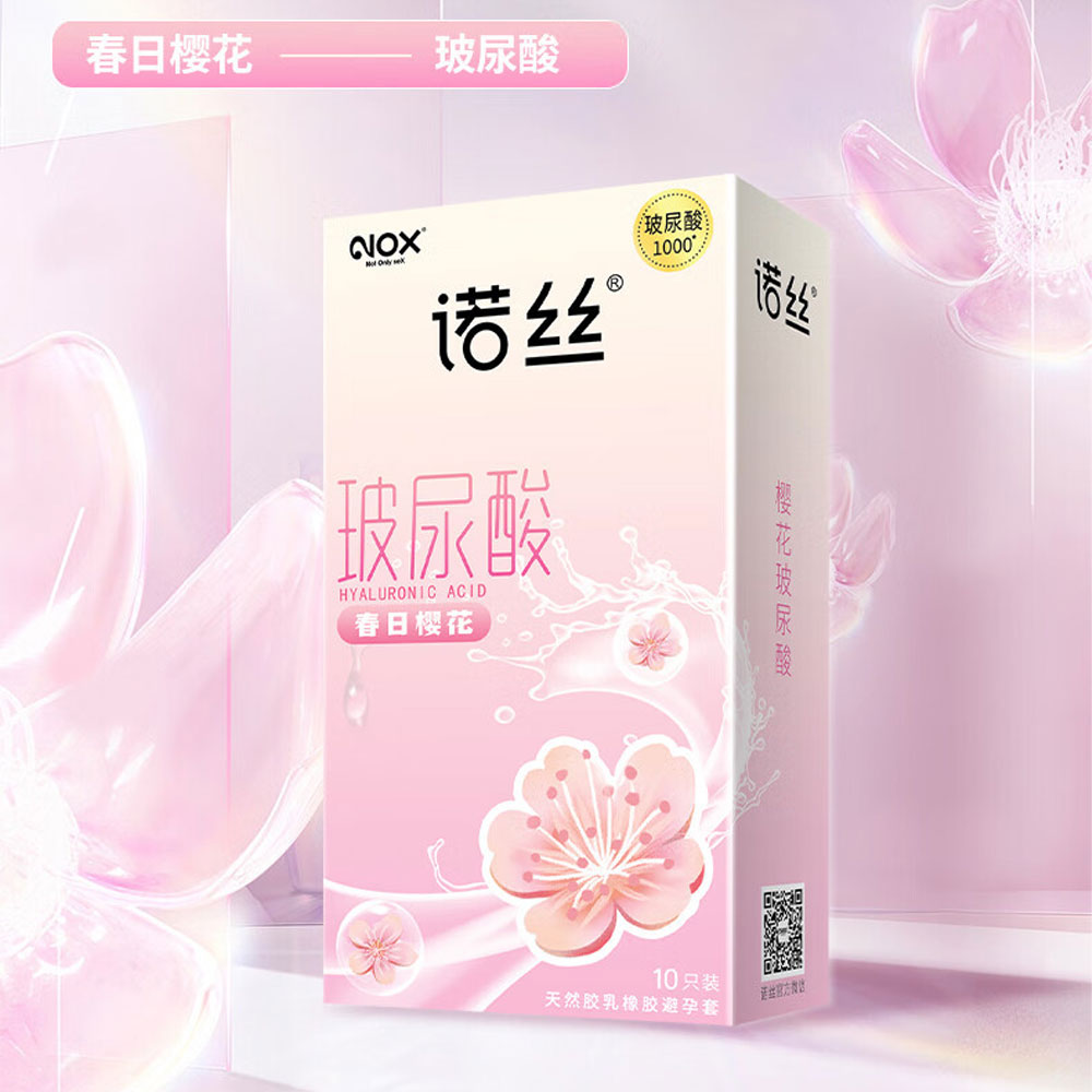 Bao cao su Nox HA Cherry Blossom hoa anh đào hộp 10 cái