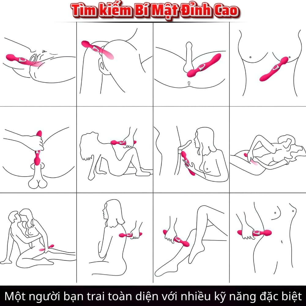 Chày rung hai đầu Passion Love