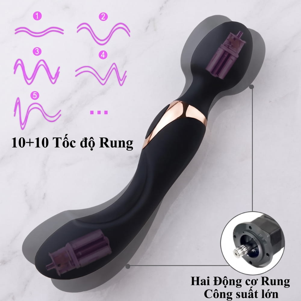 Chày rung hai đầu Passion Love