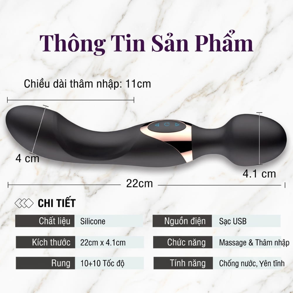 Chày rung hai đầu Passion Love