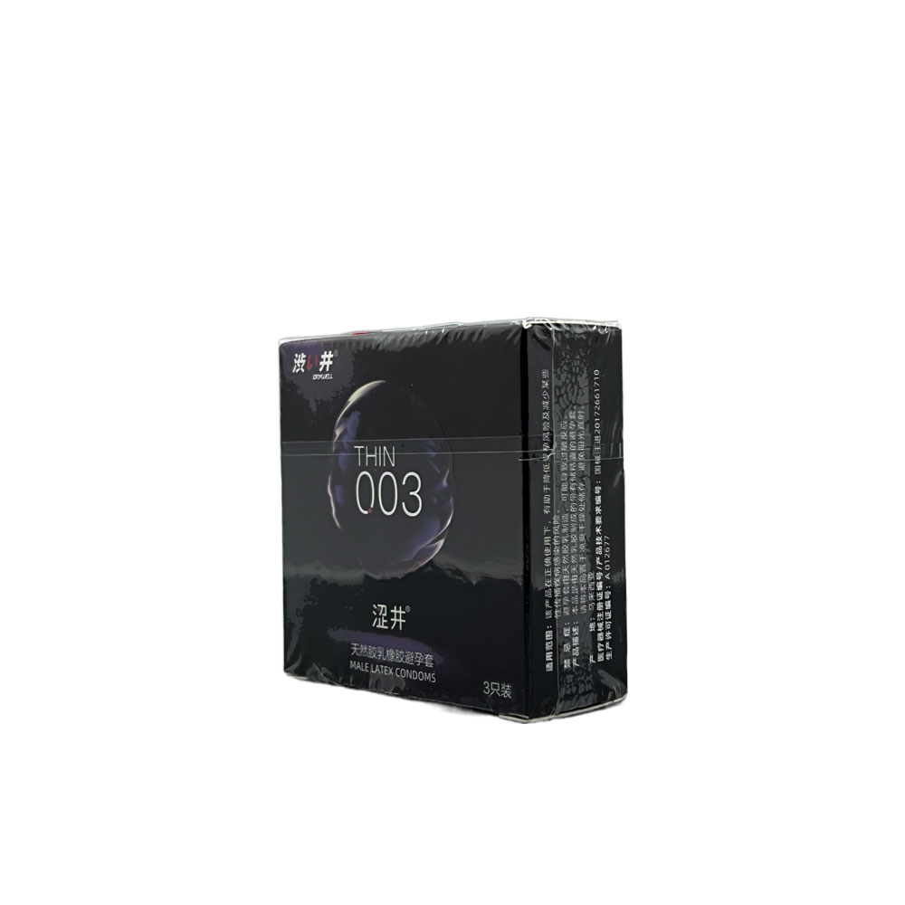 Bao cao su Drywell Ultra Thin 003 siêu mỏng hộp 3 cái