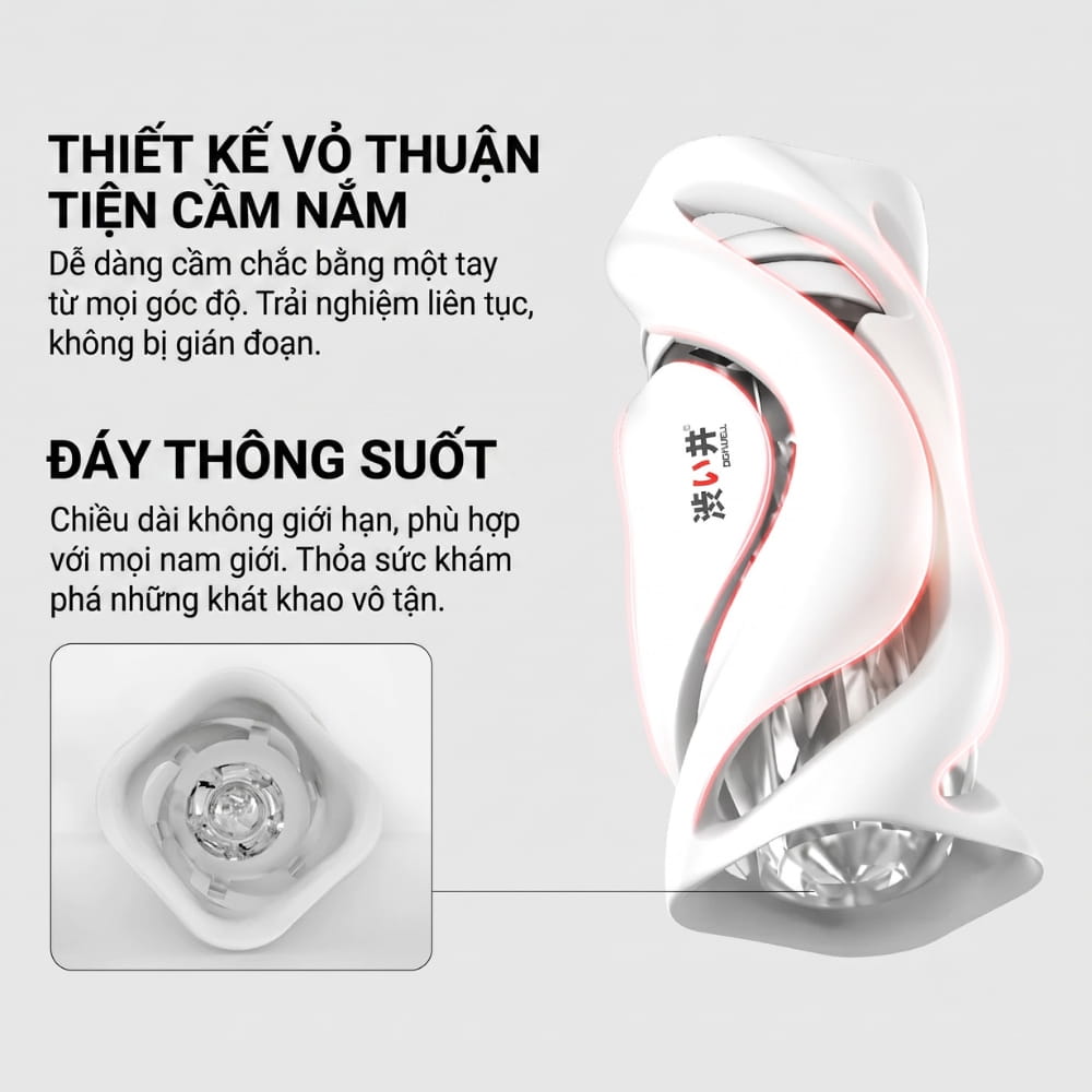 Âm đạo giả Drywell Hurricane dạng cốc