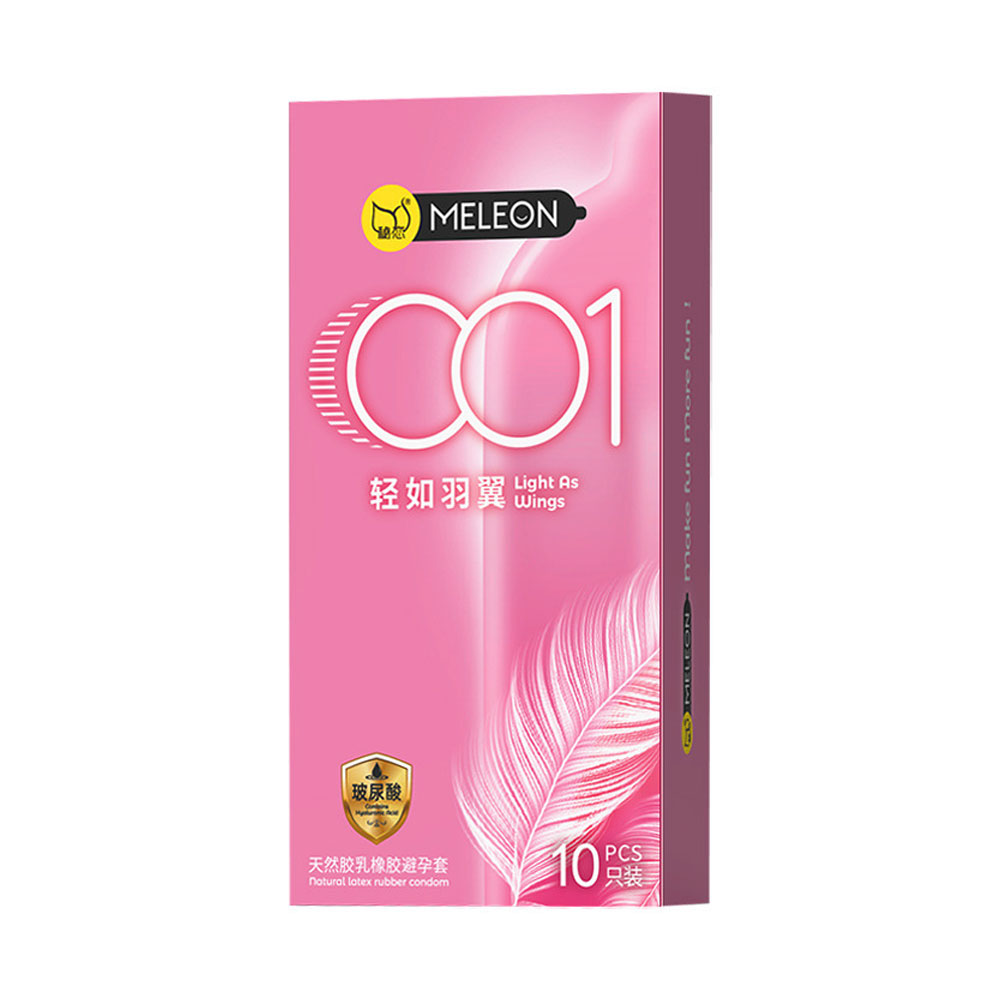 Bao cao su Meleon 001 Light As Wings siêu mỏng nhẹ hộp 10 cái