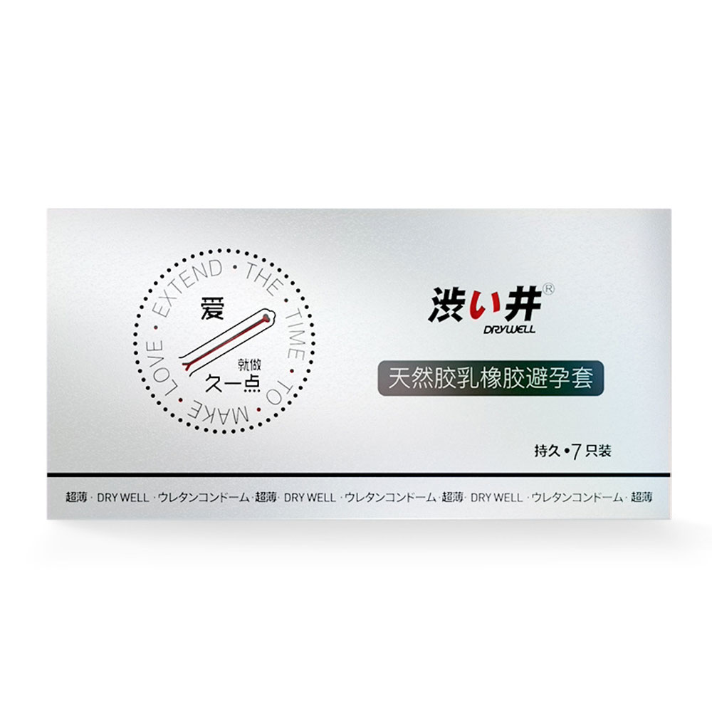 Bao cao su Drywell Long Lasting kéo dài quan hệ hộp 7 viên