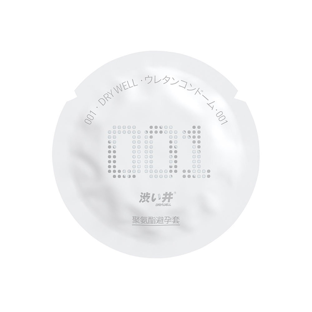 Bao cao su DryWell Super Thin PU 001 siêu mỏng hộp 3 cái