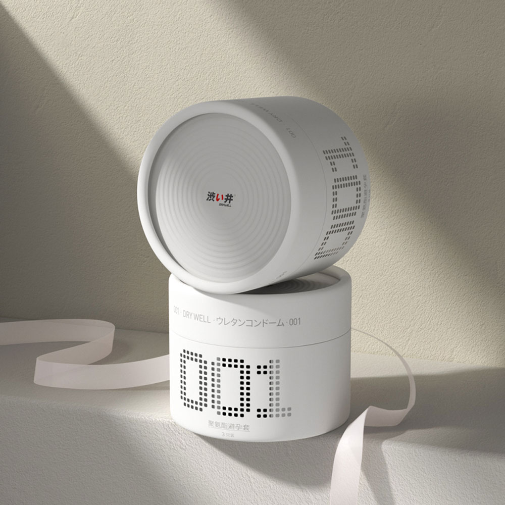Bao cao su DryWell Super Thin PU 001 siêu mỏng hộp 3 cái