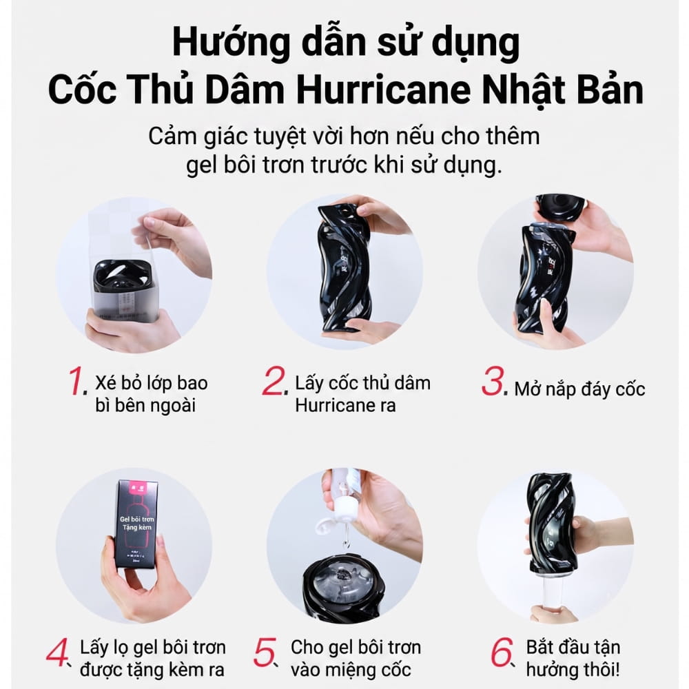 Âm đạo giả Drywell Hurricane dạng cốc