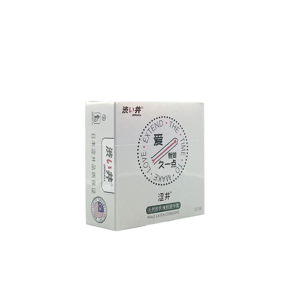 Bao cao su Drywell Long Lasting kéo dài quan hệ hộp 3 cái