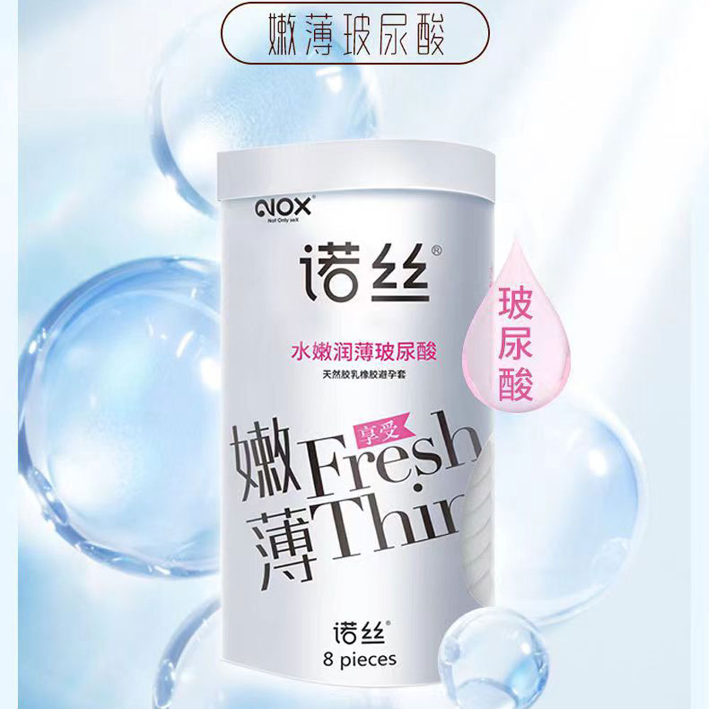 Bao cao su Nox Fresh Thin 003 HA siêu mỏng nhiều gel hộp 8 cái