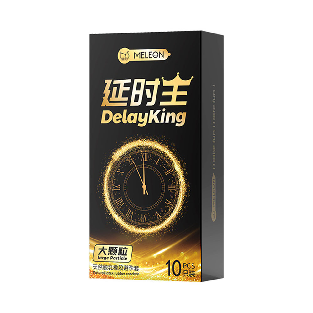 Bao cao su Meleon Delay King Large Particle kéo dài thời gian hộp 10 cái