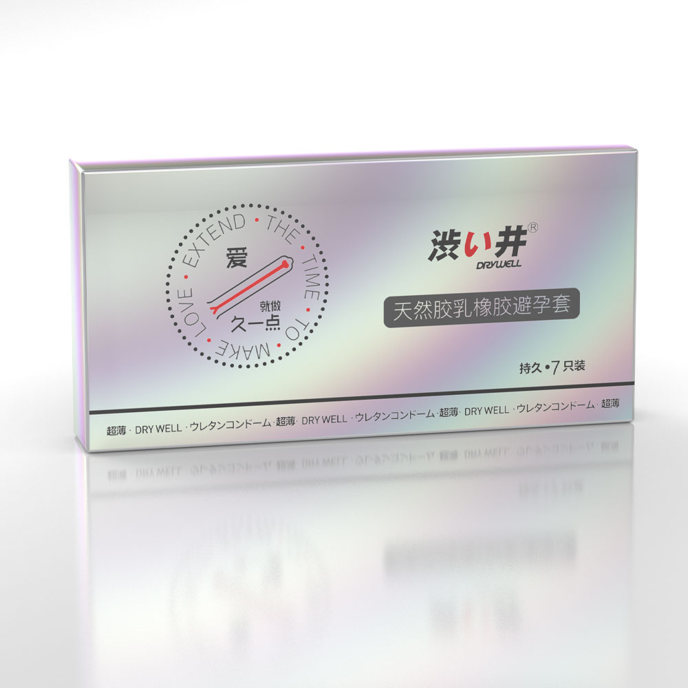 Bao cao su Drywell Long Lasting kéo dài quan hệ hộp 7 viên
