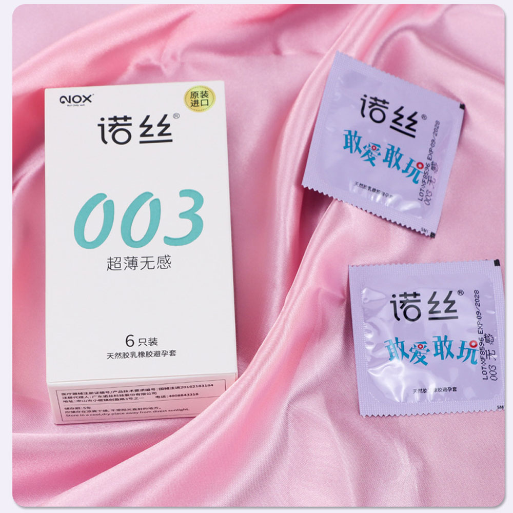 Bao cao su Nox 003 Ultra Thin Insensitive siêu mỏng hộp 6 cái
