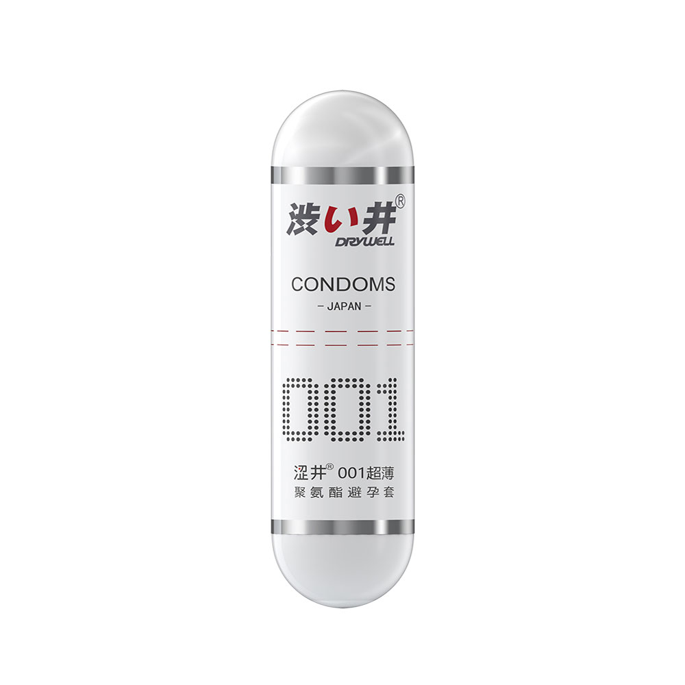 Bao cao su DryWell Ultra Thin 001 siêu mỏng nhiều gel hộp 7 viên