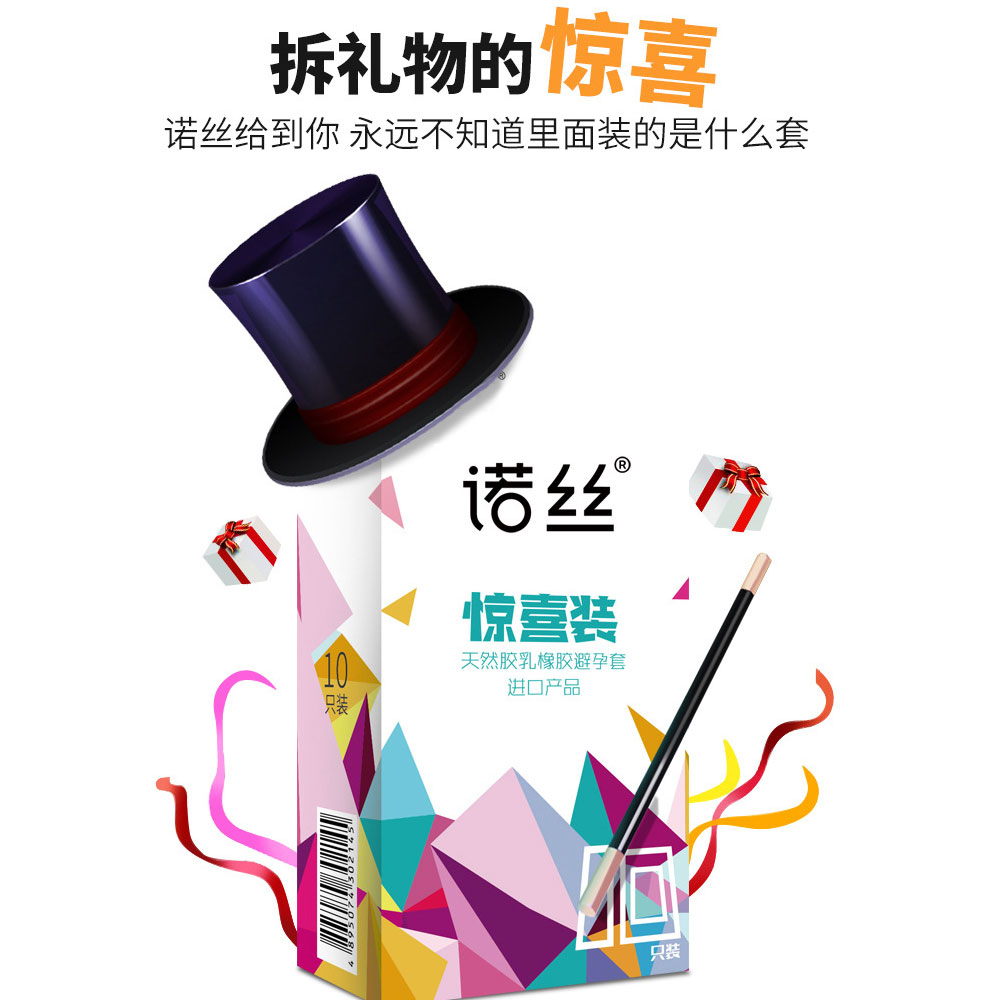 Bao cao su Nox Myterious Surprise bất ngờ ngẫu nhiên hộp 10 cái