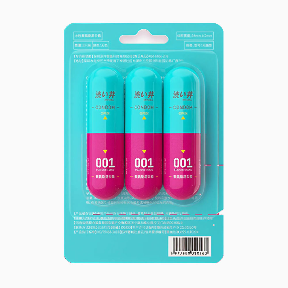 Bao cao su DryWell PU 001 Ultimate Lubrication – Siêu mỏng tăng độ nhạy mượt mà – Vỉ 3 viên
