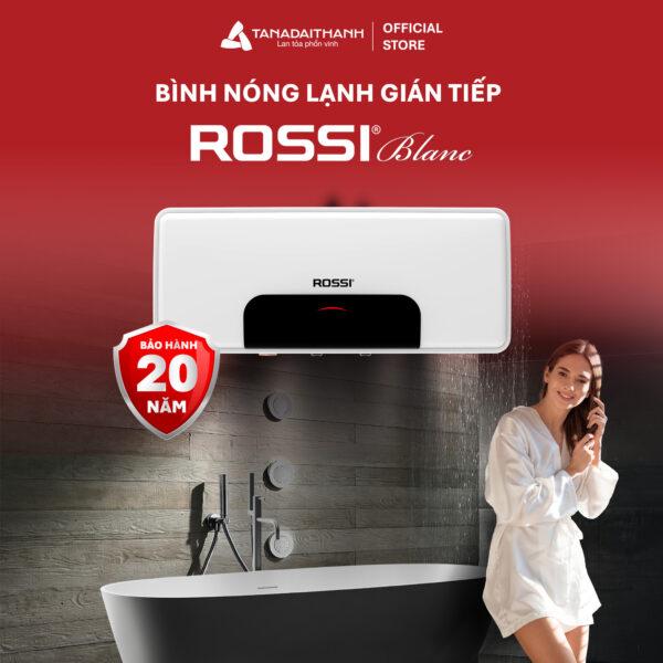 Bình NL Rossi 15L Blane ngang