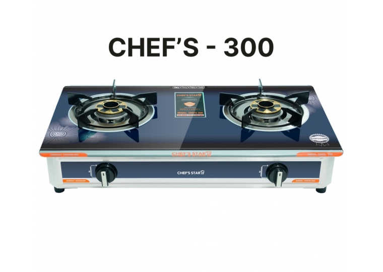 Bếp gas dương kính Chefs-300