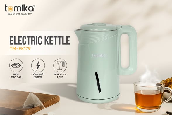 Ấm siêu tốc Tomika 1.7L TM-EK179