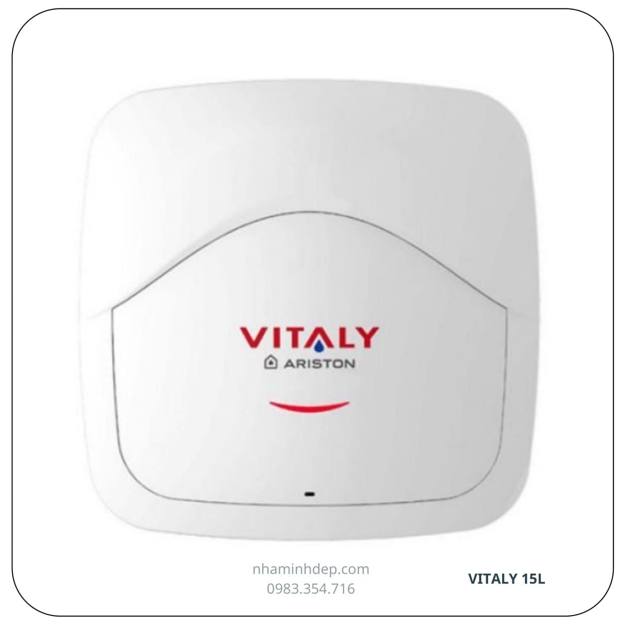 Bình NL Ariston Vitaly 15L vuông