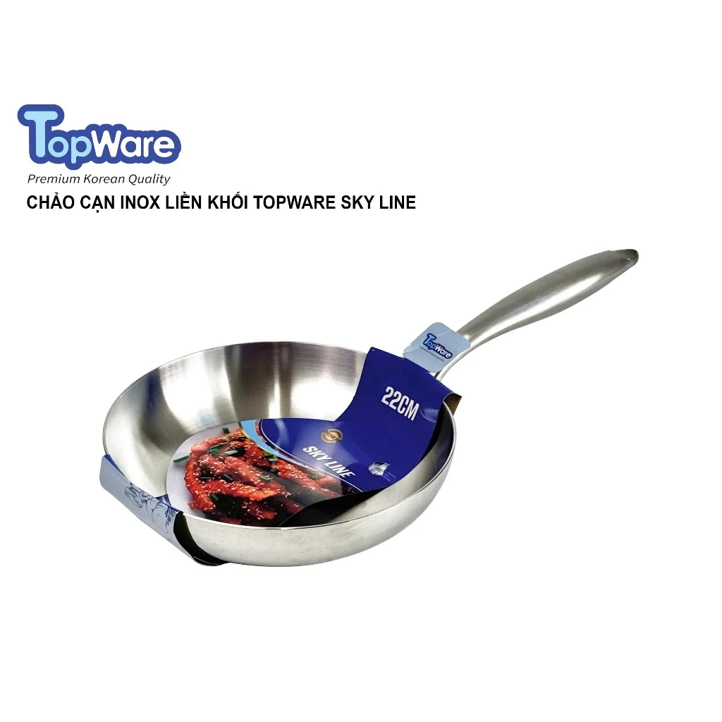 Chảo Inox liền khối Topweare sky line 26cm
