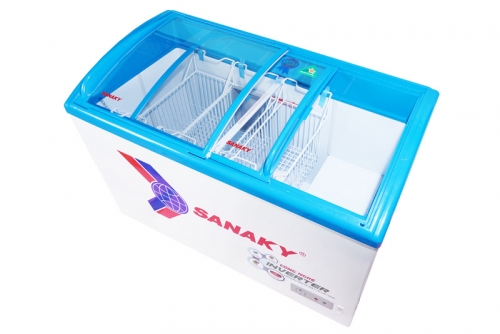 Tủ đông kính cong Sanaky 480l Inveter