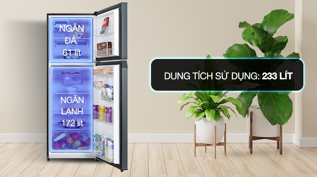 Tủ lạnh Toshiba Inverter 233 lít