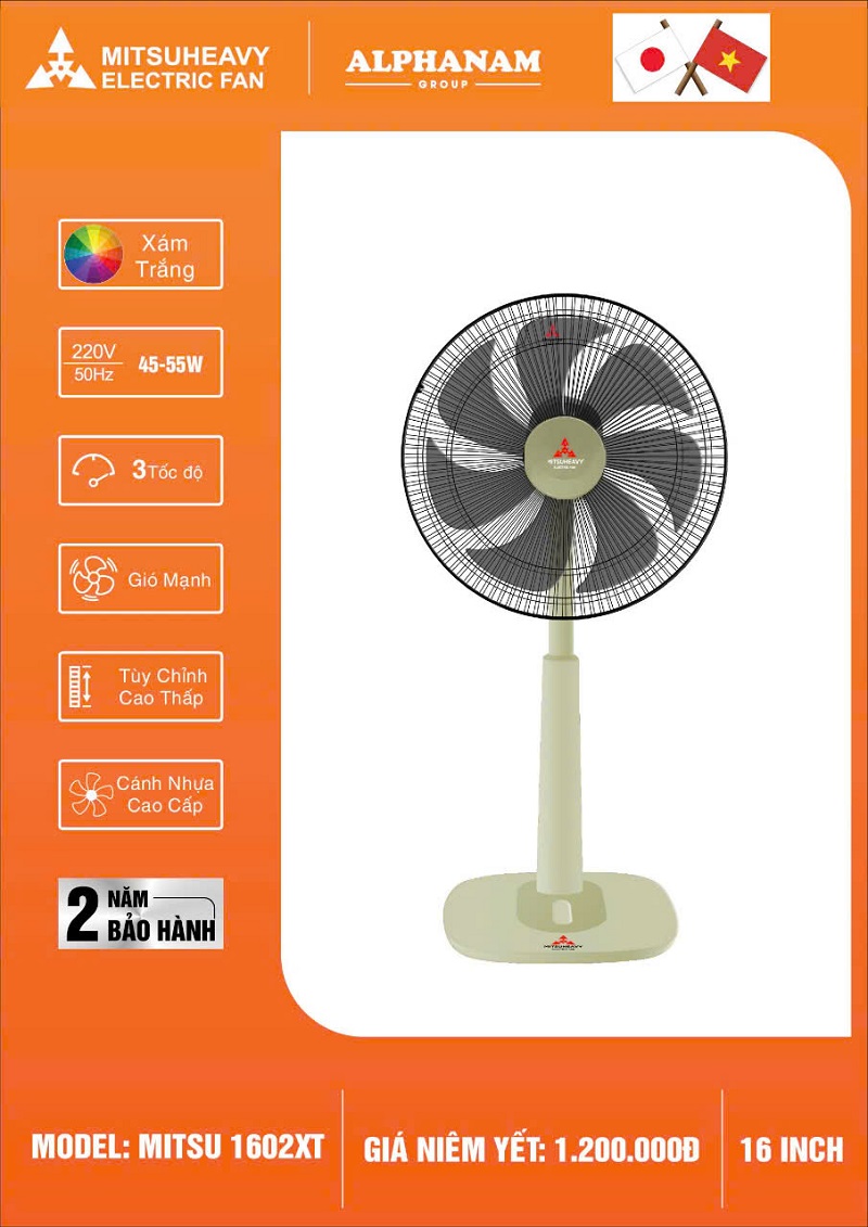Quạt Mitsuheavy 1602XT