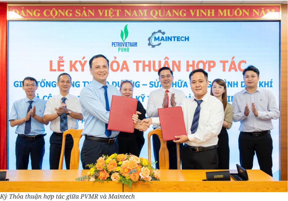 PVMR ký hợp tác với Maintech, Tuấn Hùng và Sentinel