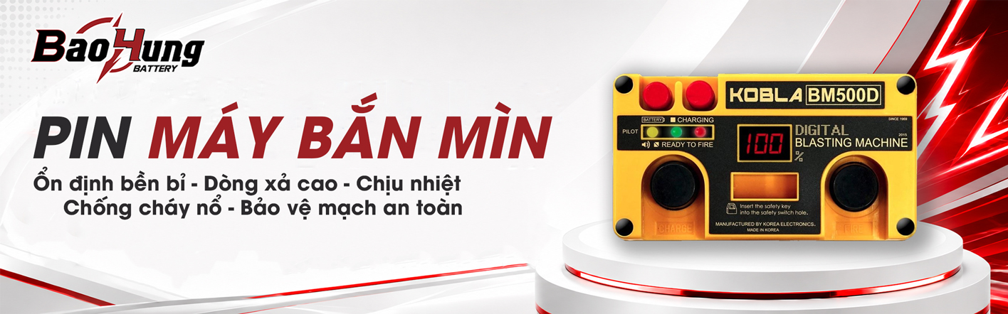 Pin Máy Bắn Mìn