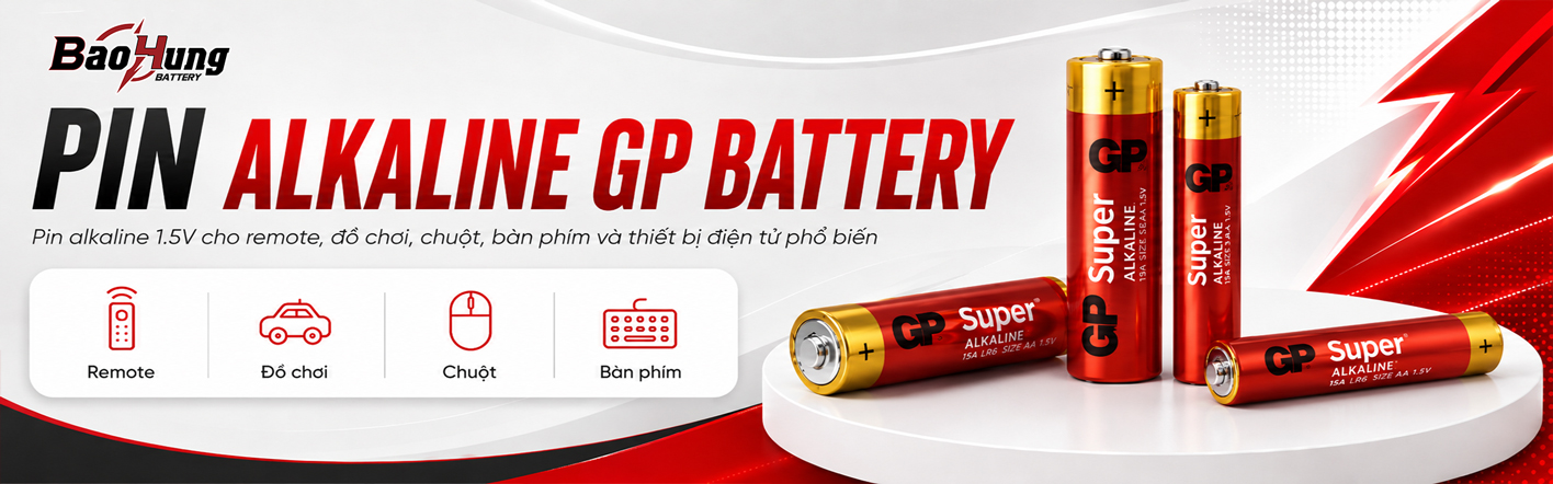 Pin Alkaline - GP Battery