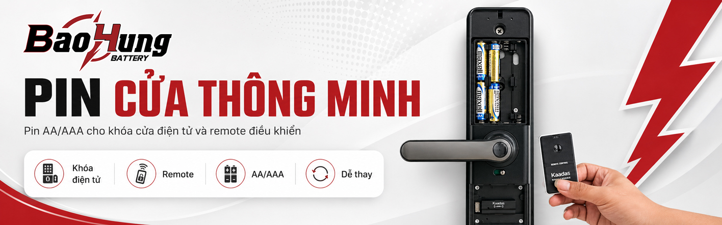 Pin Cửa Thông Minh