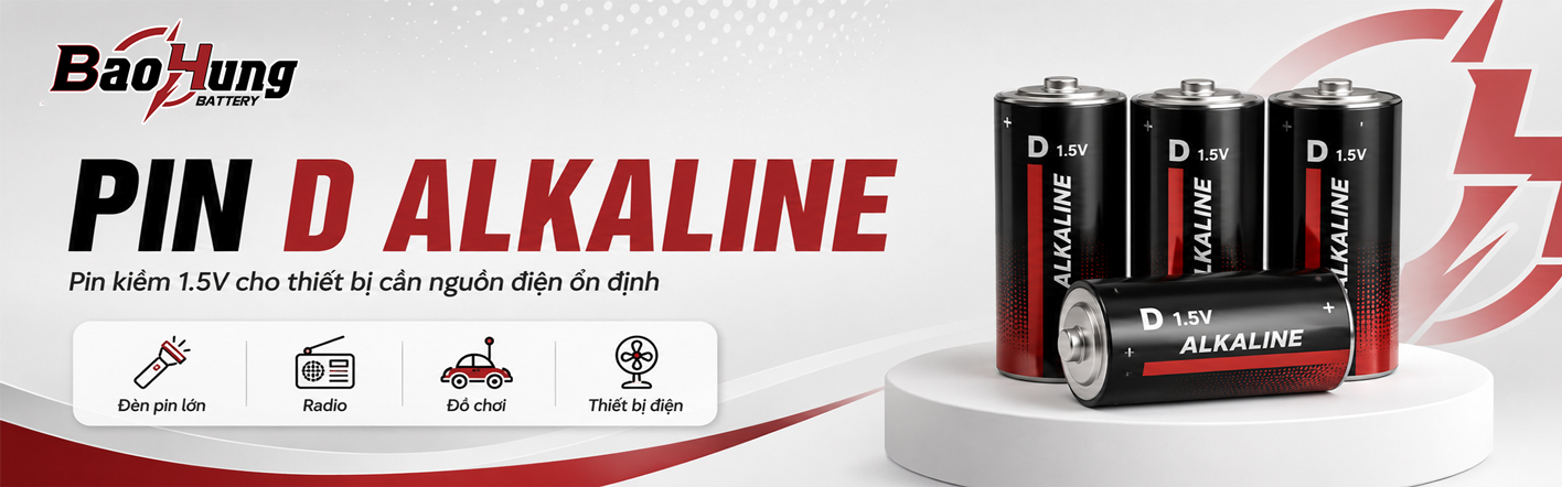 Pin Đại D Alkaline