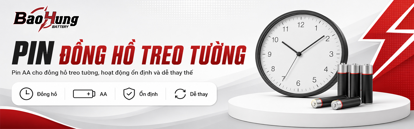 Pin Đồng Hồ Treo Tường