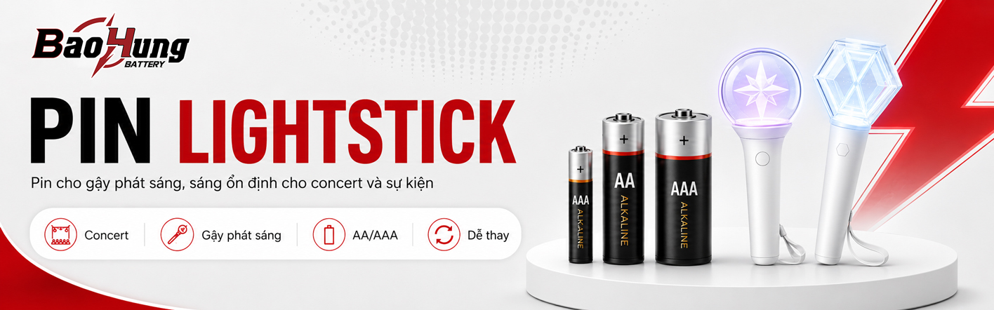 Pin Lightstick - Gậy Phát Sáng