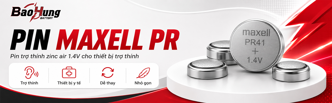 Pin PR - Trợ Thính - Maxell