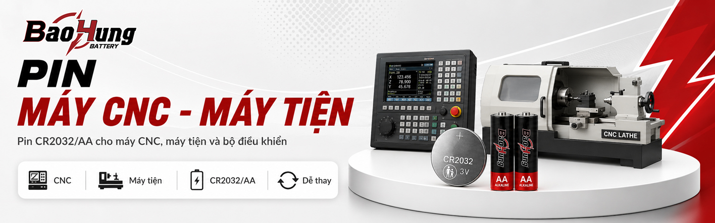 Pin Máy CNC - Máy Tiện