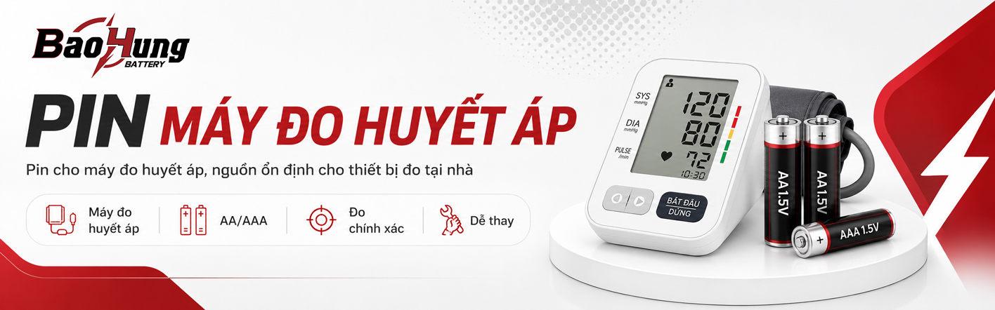 Pin Máy Đo Huyết Áp