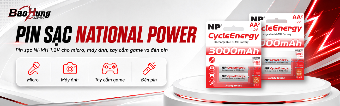Pin Sạc - National Power