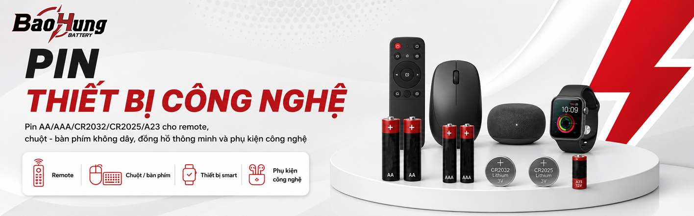 Pin Thiết Bị Công Nghệ