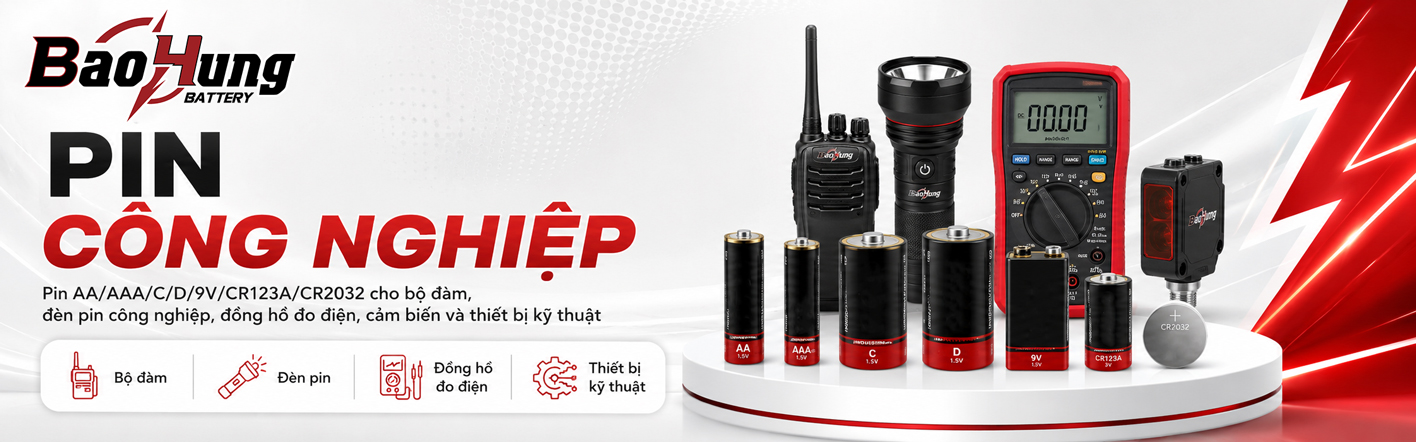 Pin Thiết Bị Công Nghiệp